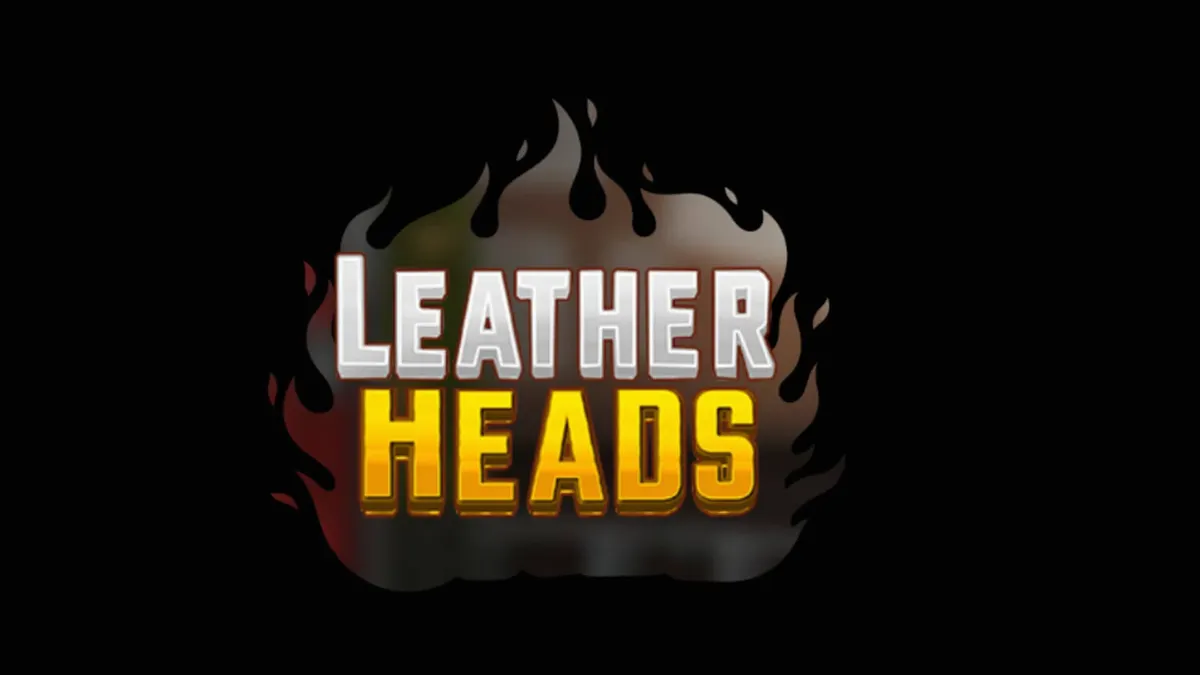 Leatherheads স্লট গেমের নিয়ন থিম এবং অগ্নিনির্বাপক চরিত্র
